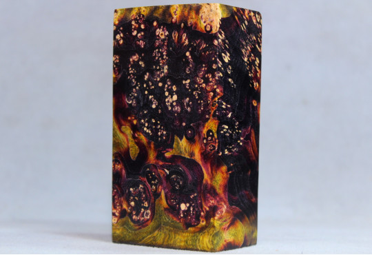 Stabilized Maple Burl Wood Mod Block